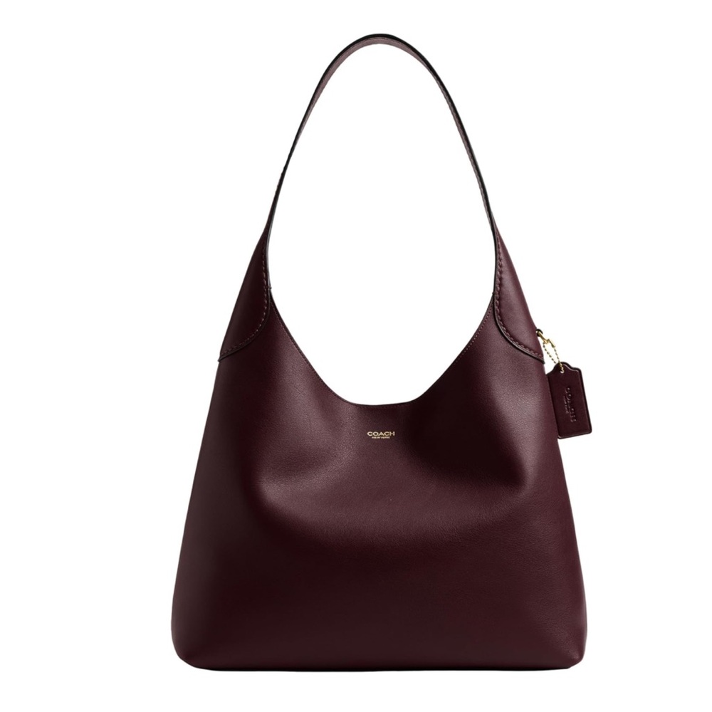 Coach Brooklyn Shoulder Bag 34 in Merlot Burgundy - New